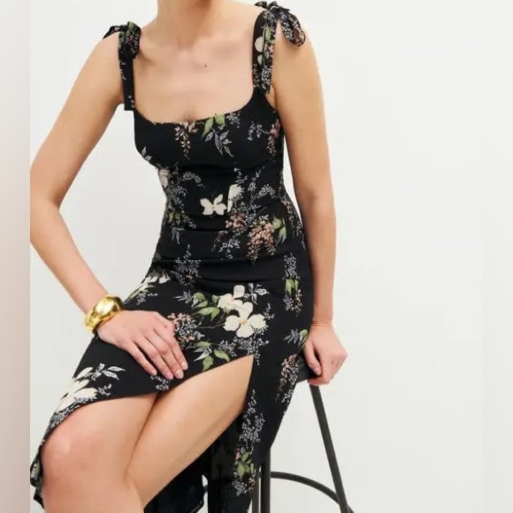 Reformation Besse Floral Dress